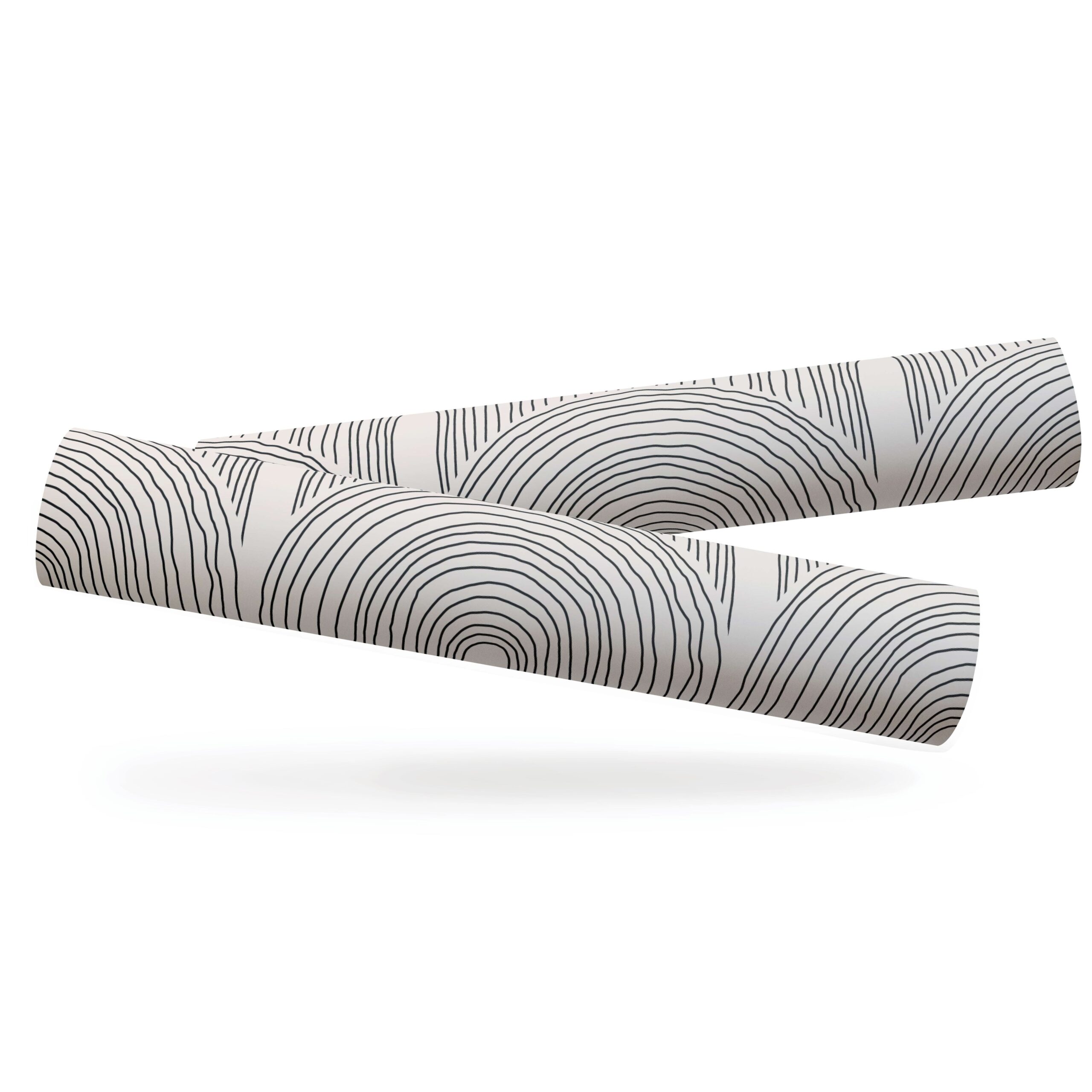 Geometric Arch Peel and Stick Wallpaper Rainbow Black Grey Removable Self Adhesive Wallpaper for Bedroom Living Room Decor