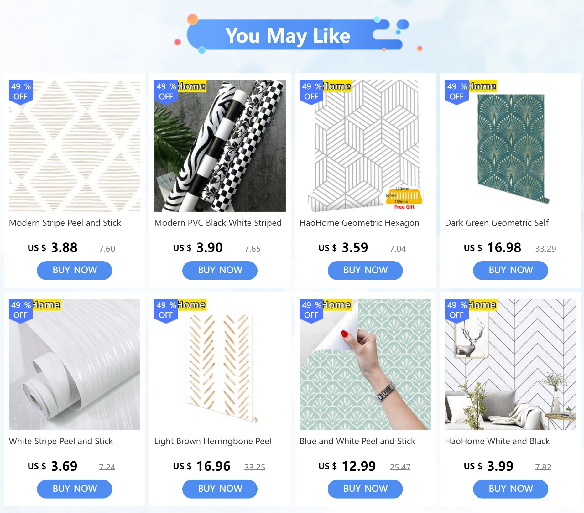 Geometric Arch Peel and Stick Wallpaper Rainbow Black Grey Removable Self Adhesive Wallpaper for Bedroom Living Room Decor