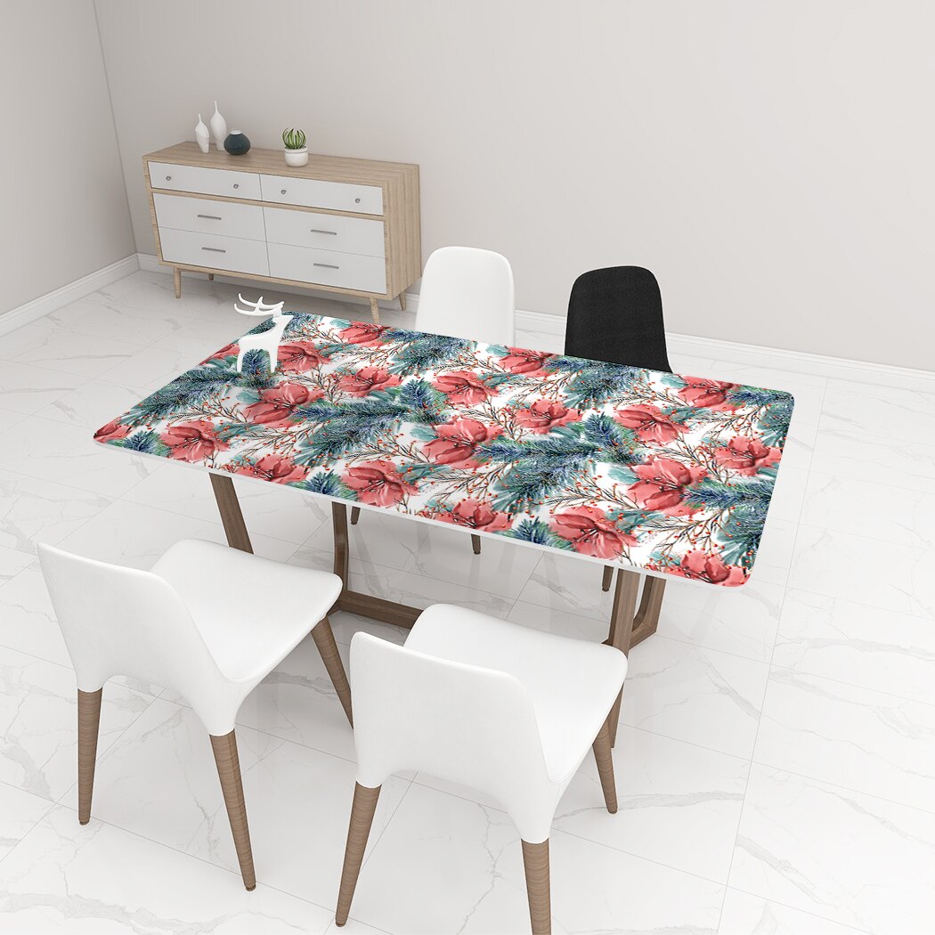 Big Red Peony Flower Self Adhesive Wallpaper Modern Floral Wallpaper Removable Multicolor Vinyl Peel and Stick Contact Paper