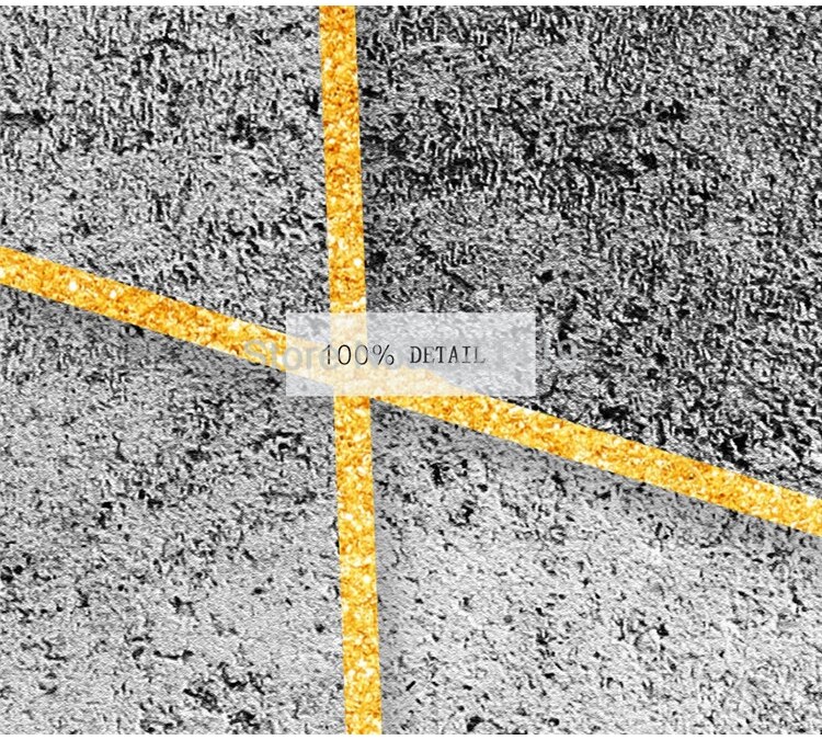 Custom Any Size Murals Wallpaper Retro Golden Lines Cement Background Wall Paper Living Room TV Creative Self-Adhesive Stickers