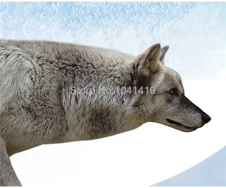 Custom Mural Wallpaper 3D Moon Animal Wolf Landscape Wall Sticker Living Room Bedroom Home Decor Self-Adhesive Waterproof Poster