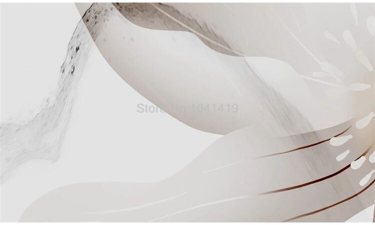Custom Mural Wallpaper Modern Simple Creative Flower Abstract White Marble Wall Painting Living Room TV Bedroom 3D Wall Stickers