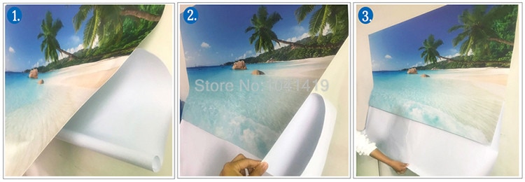 Custom Self-Adhesive Wallpaper Chinese Style Creative Ink Landscape Bird Blue Abstract Background Decorative Painting 3D Murals