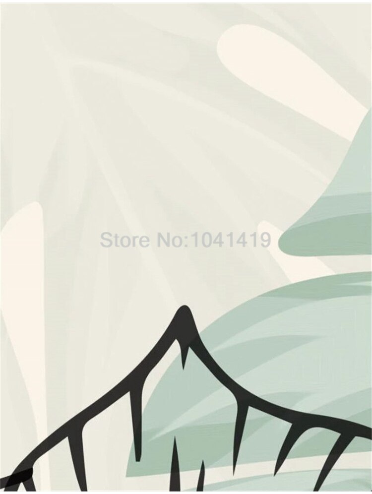 Self-Adhesive Wallpaper Modern Tropical Plant Photo Wall Murals Living Room Bedroom Waterproof Canvas Home Decor Papel De Parede