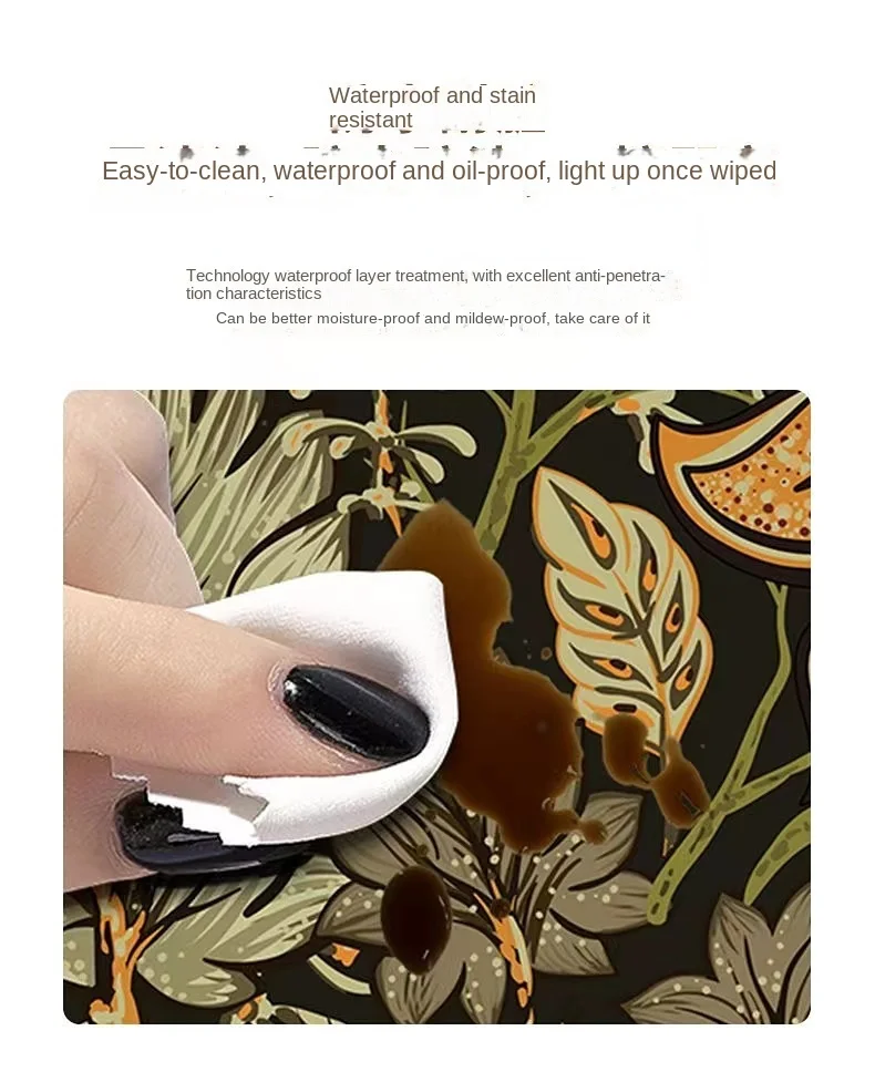 HaoHome Peach Tree Peel and Stick Wallpaper Green Wallpaper Modern Flower & Bird Waterproof Removable Self Adhesive Wallpaper HaoHome Peach Tree Peel and Stick Wallpaper Green Wallpaper Modern Flower & Bird Waterproof Removable Self Adhesive Wallpaper