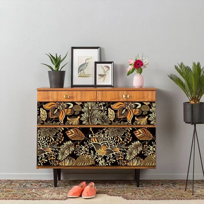 HaoHome Peach Tree Peel and Stick Wallpaper Green Wallpaper Modern Flower & Bird Waterproof Removable Self Adhesive Wallpaper HaoHome Peach Tree Peel and Stick Wallpaper Green Wallpaper Modern Flower & Bird Waterproof Removable Self Adhesive Wallpaper