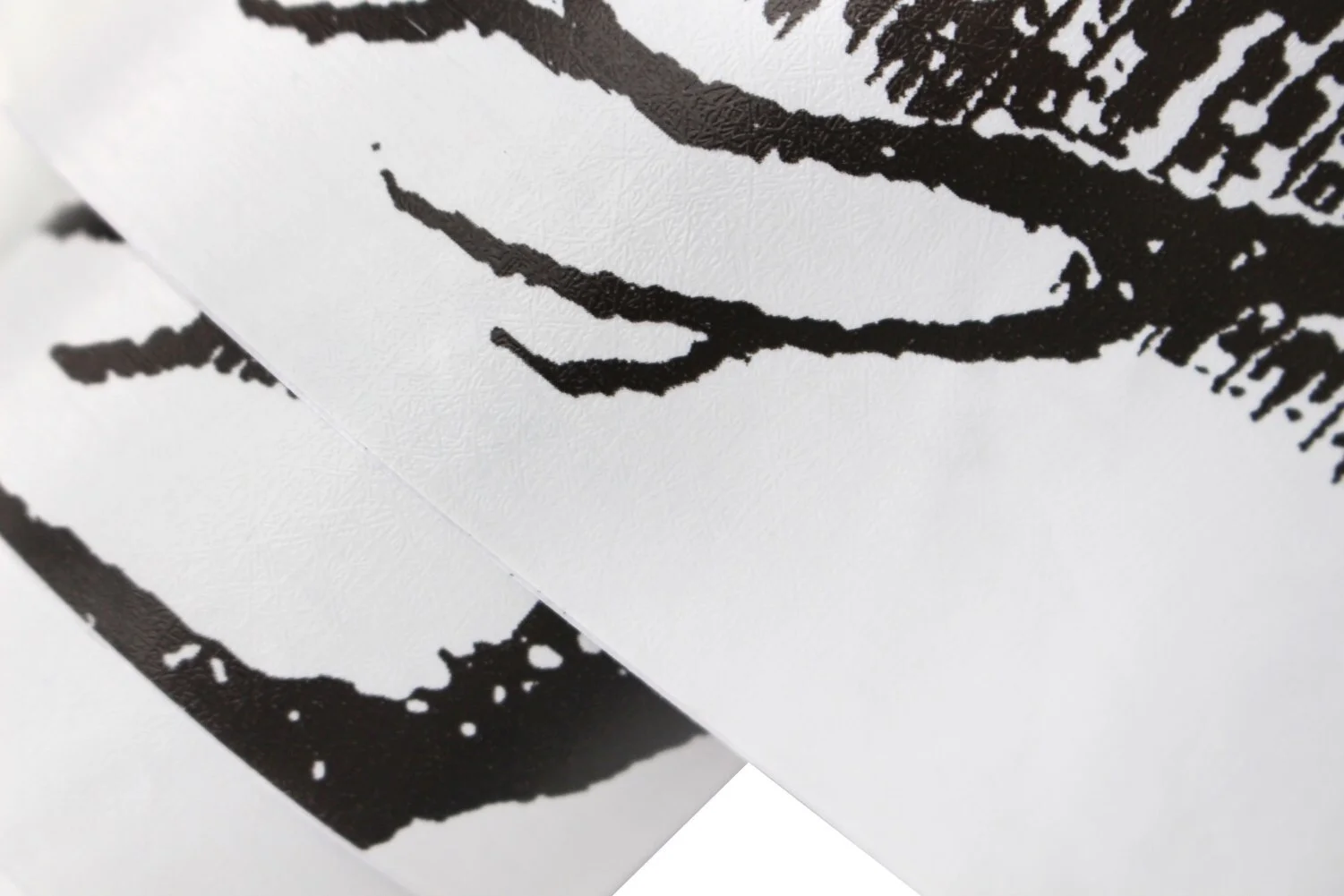 HaoHome Birch Tree Peel And Stick Wallpaper Black And White Wood Wall Covering for Wall Kitchen Cabinet Furniture Shelf Liner