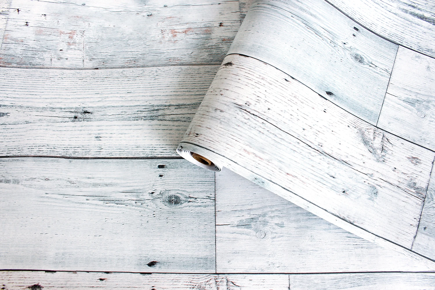 HaoHome Peel and Stick Wood Wallpaper Scandinavian Style Vinyl Self-Adhesive Vintage Faux Wood Contact Paper For Home Decor