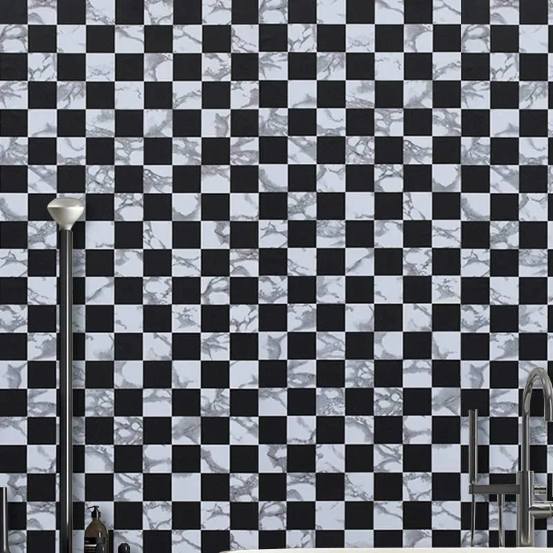 HaoHome Black and White Mosaic Peel and Stick Wallpaper Removable Self Adhesive Wallpaper Vinyl Wall Covering Waterproof Shelf HaoHome Black and White Mosaic Peel and Stick Wallpaper Removable Self Adhesive Wallpaper Vinyl Wall Covering Waterproof Shelf