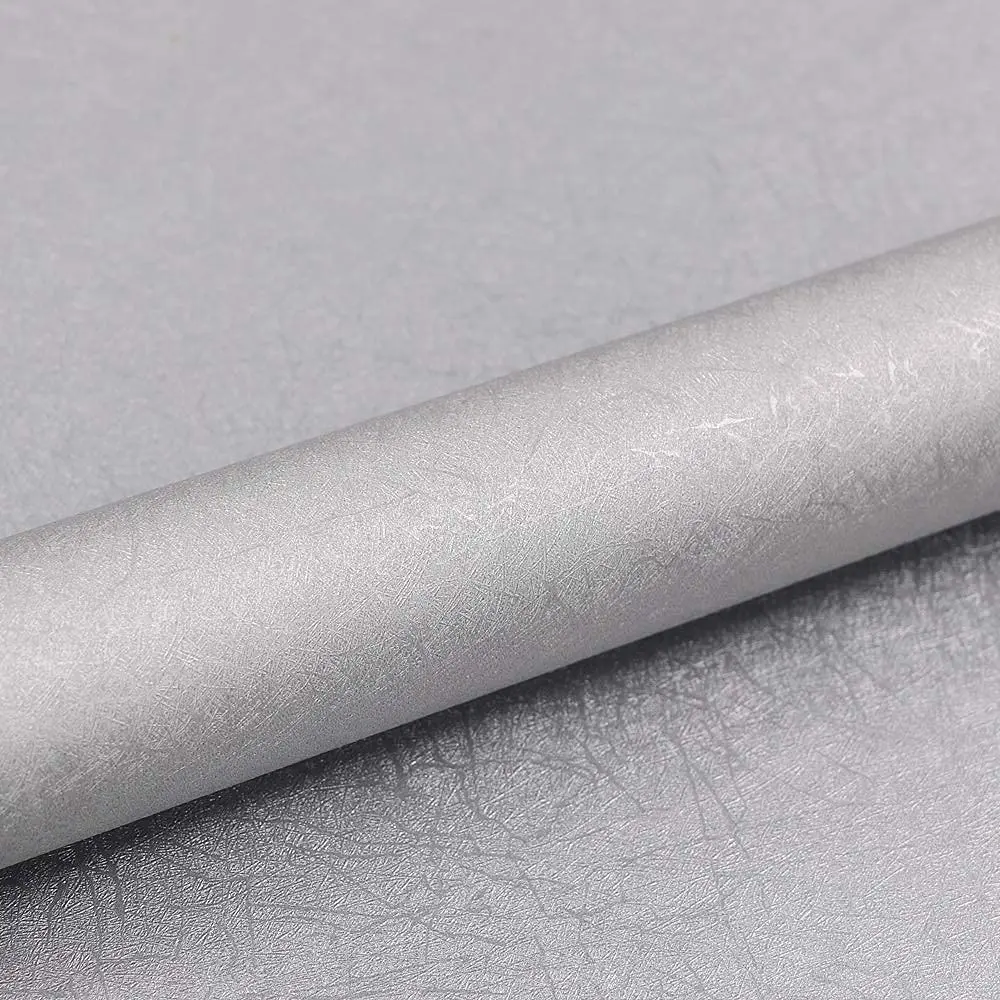 Silver Grey Wallpaper Embossed Self Adhesive Wallpaper Solid Color Peel and Stick Wallcoverings Silk Removable Wall Decor Silver Grey Wallpaper Embossed Self Adhesive Wallpaper Solid Color Peel and Stick Wallcoverings Silk Removable Wall Decor