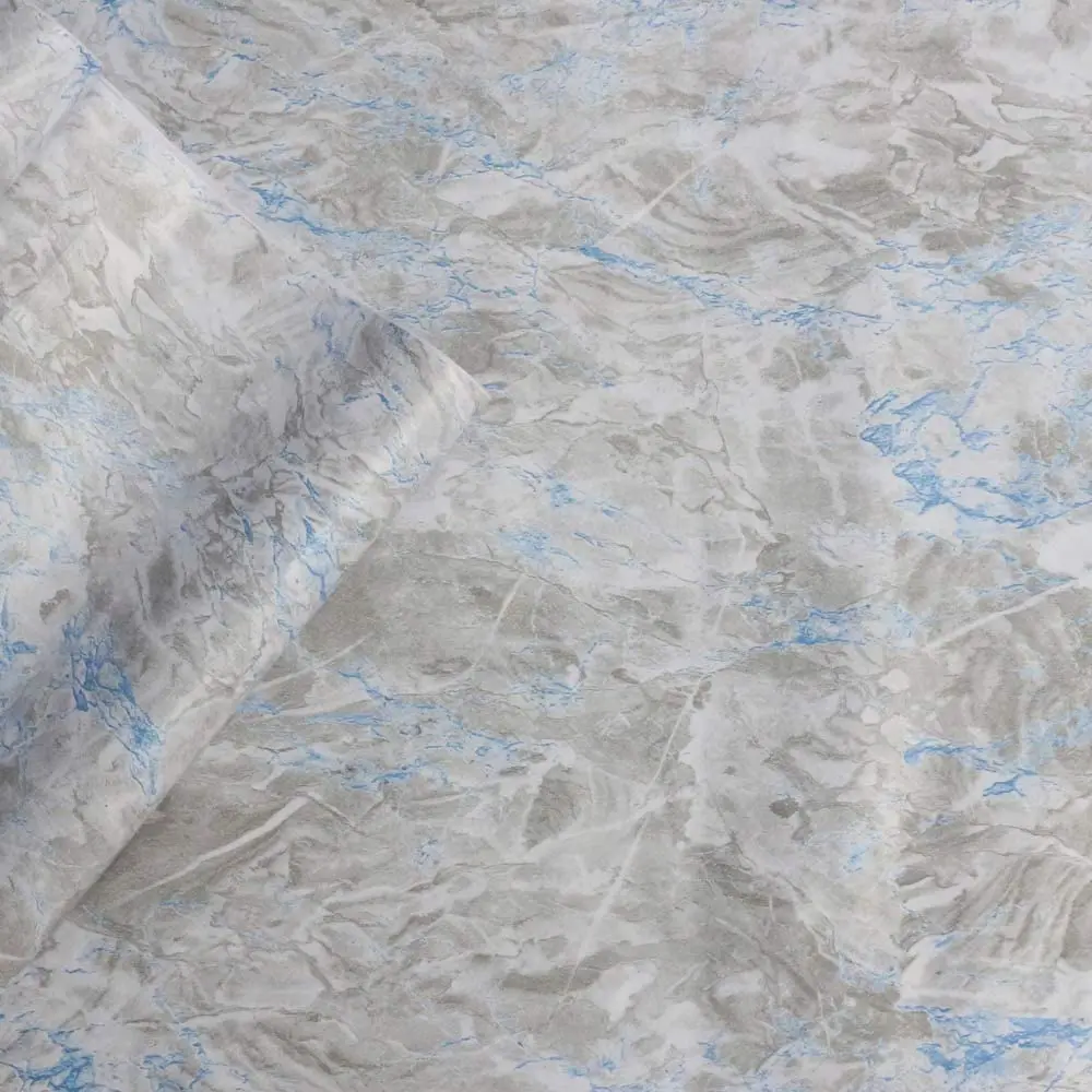 Marble Wallpaper Stone Peel and Stick Wallpaper Self-Adhesive Wallpaper Inlaid Color Marble Vinyl Wallpaper Paper for Wall Decor