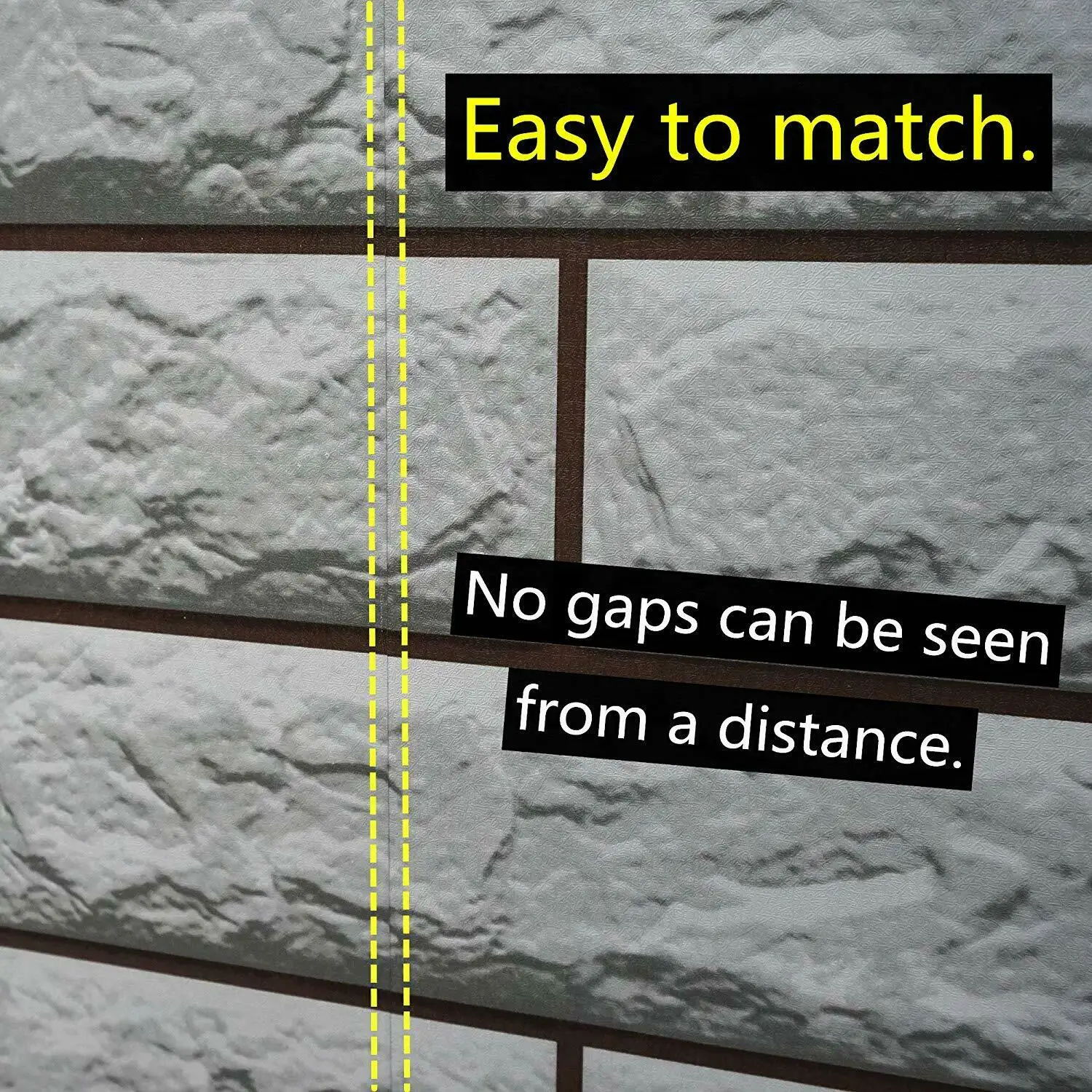 HaoHome Brick Effect Contact Papaer Peel and Stick Wallpaper Self Adhesive Wall Sticker For Hotel Bedroom Living Room