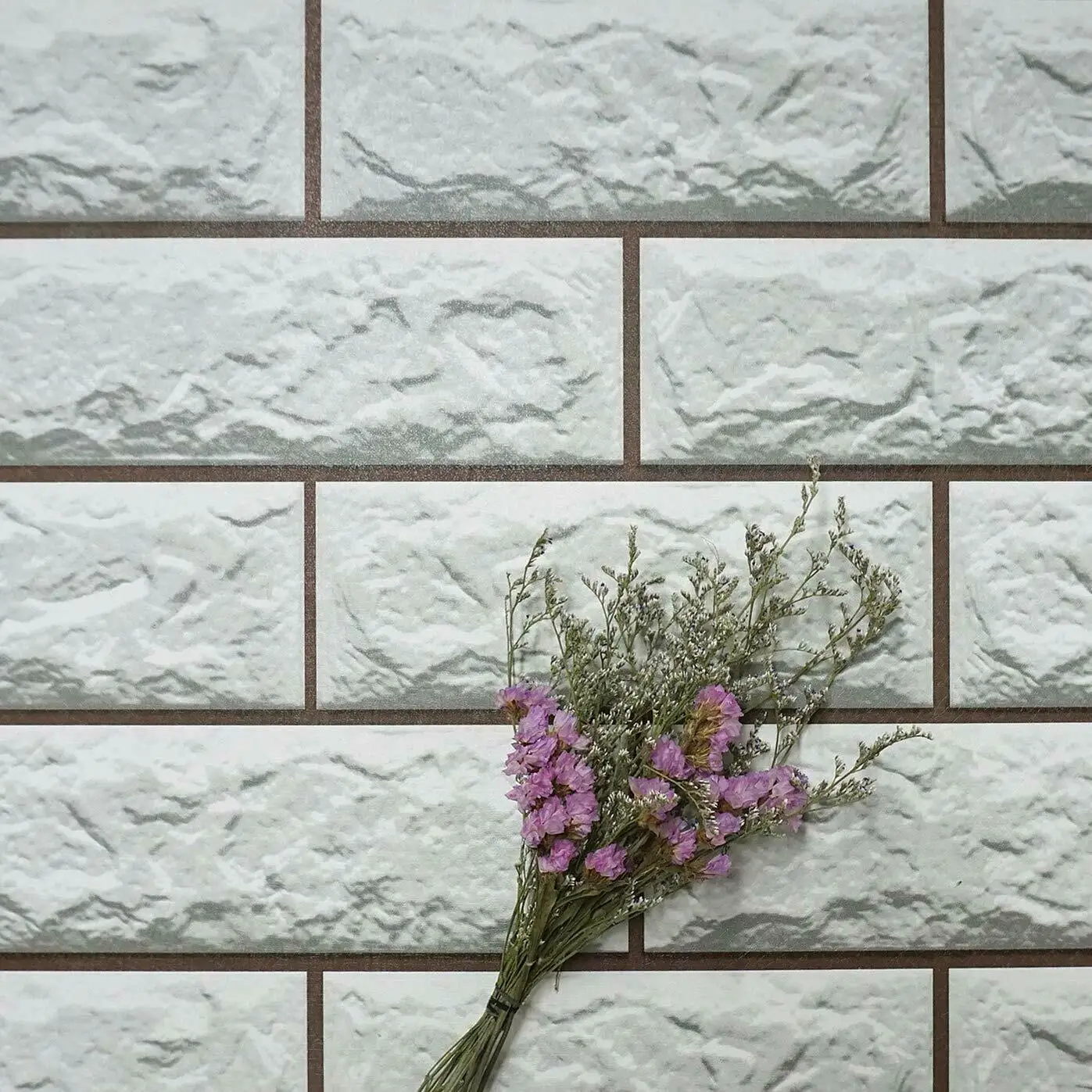 HaoHome Brick Effect Contact Papaer Peel and Stick Wallpaper Self Adhesive Wall Sticker For Hotel Bedroom Living Room