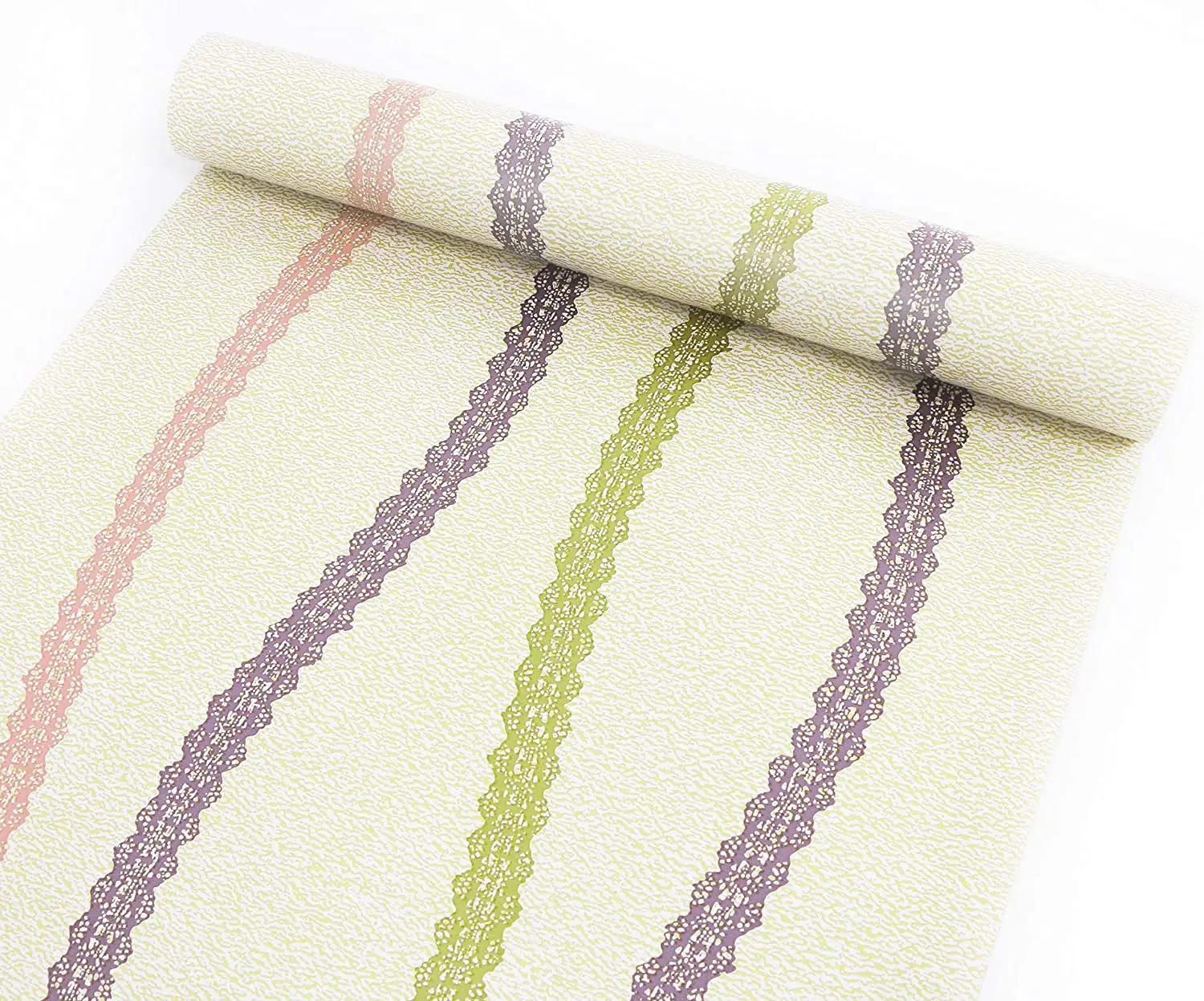 Multi Color Stripes Self Adhesive Wallpaper Peel and Stick Contact Paper Removavble Wall Covering Drawer Shelf Liner Stick Paper