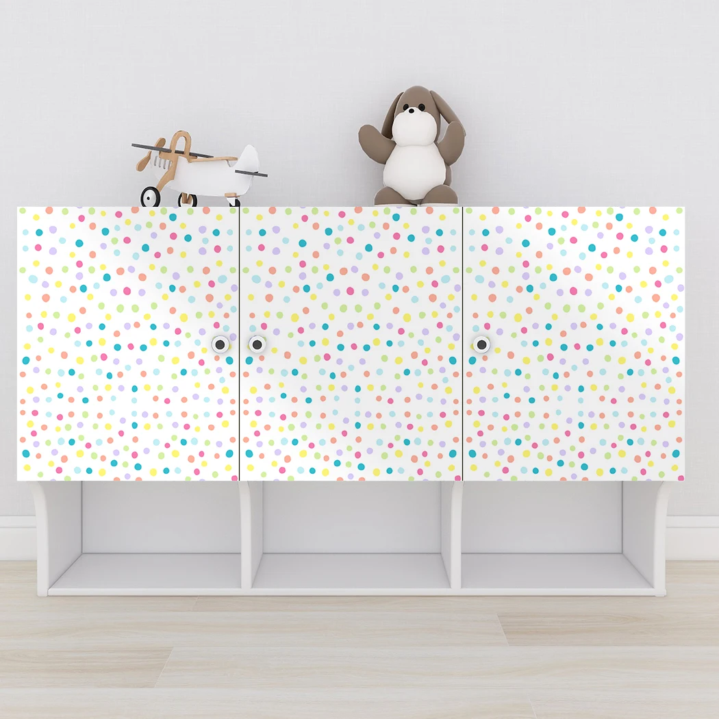 Watercolor Dots Peel and Stick Wallpaper Modern Dot Self Adhesive Removable Wallpaper Removable Decorative Wallpaper for Bedroom
