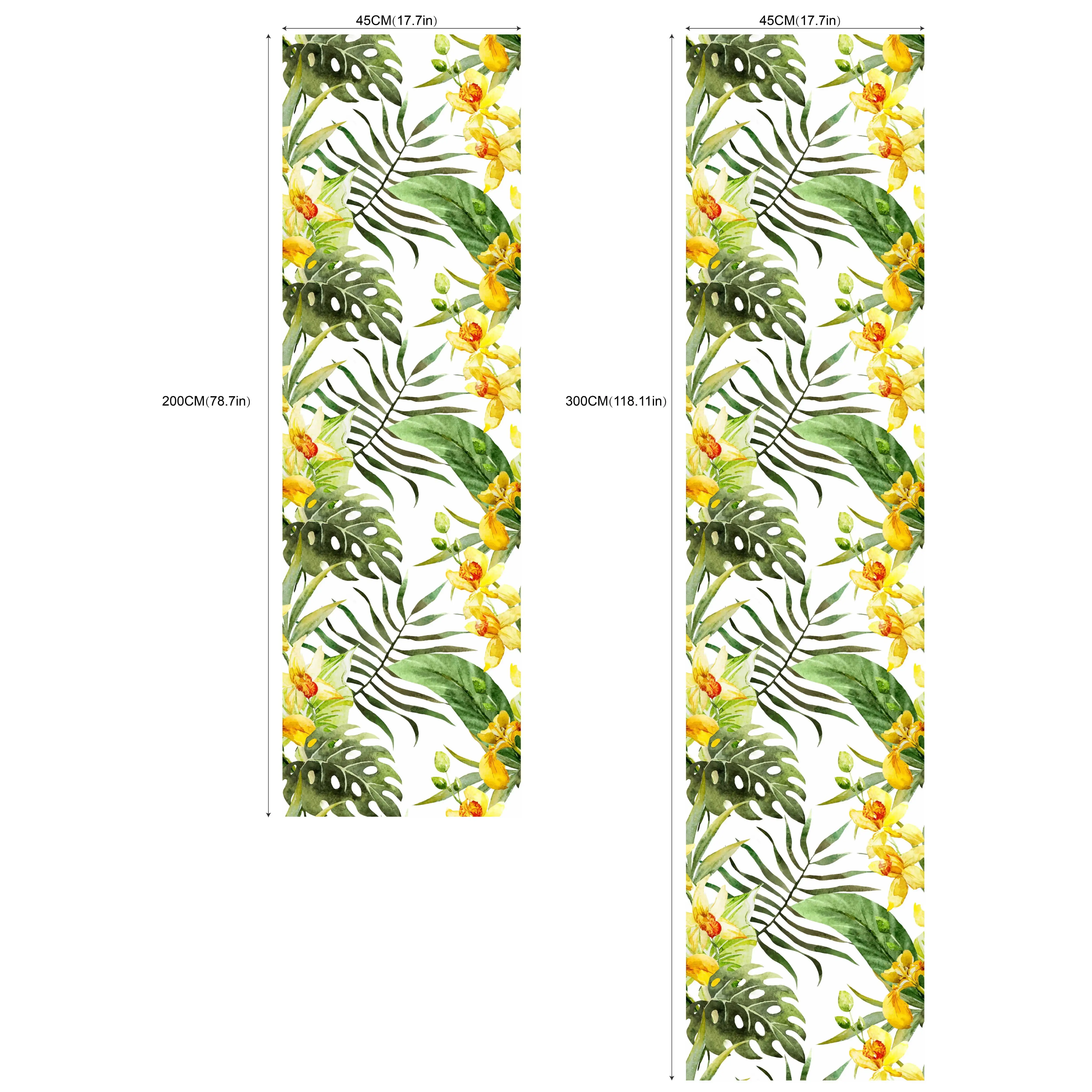 Tropical Palm Peel and Stick Wallpaper Green Leaf Self Adhesive Wallpaper Removable Waterproof Contace Paper for Wall Home Decor