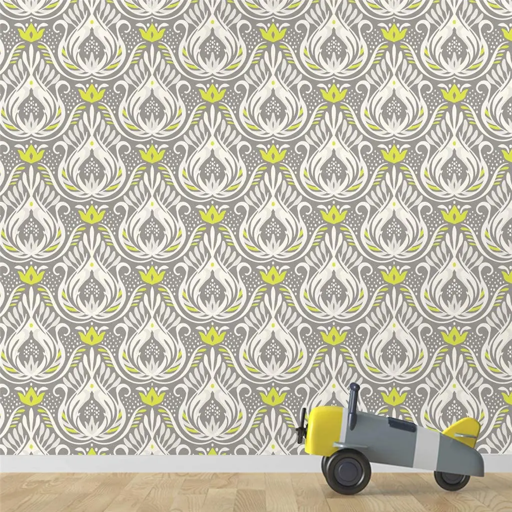 Peacock Plume Pattern Peel and Stick Wallpaper Removable Vinyl Self Adhesive Wallpaper for Bathroom Bedroom Decor Shelf Drawer