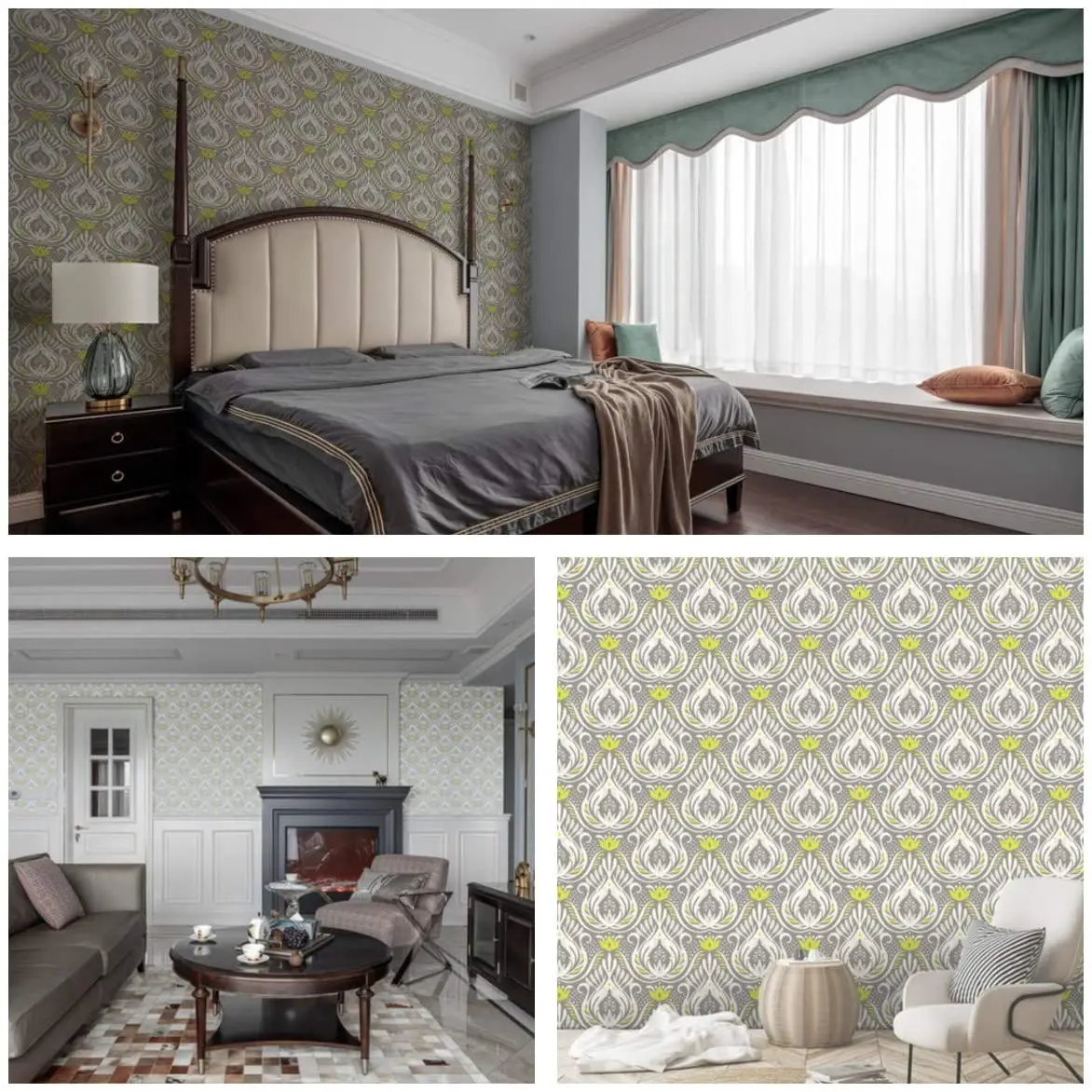 Peacock Plume Pattern Peel and Stick Wallpaper Removable Vinyl Self Adhesive Wallpaper for Bathroom Bedroom Decor Shelf Drawer