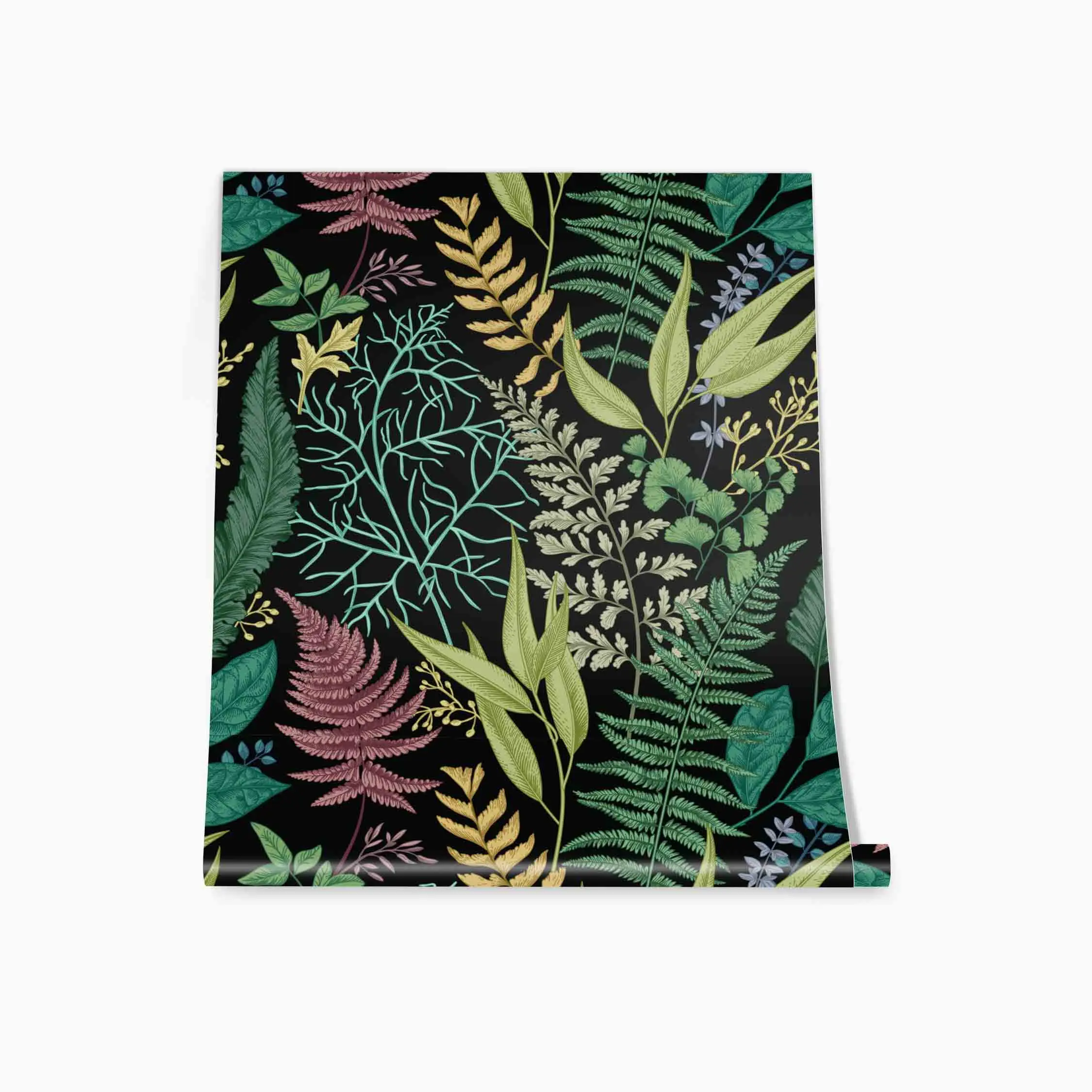 Tropical Rainforest Peel and Stick Wallpaper Green Leaf Self-Adhesive Removable Contact Paper for Wall Covering Wall Decor