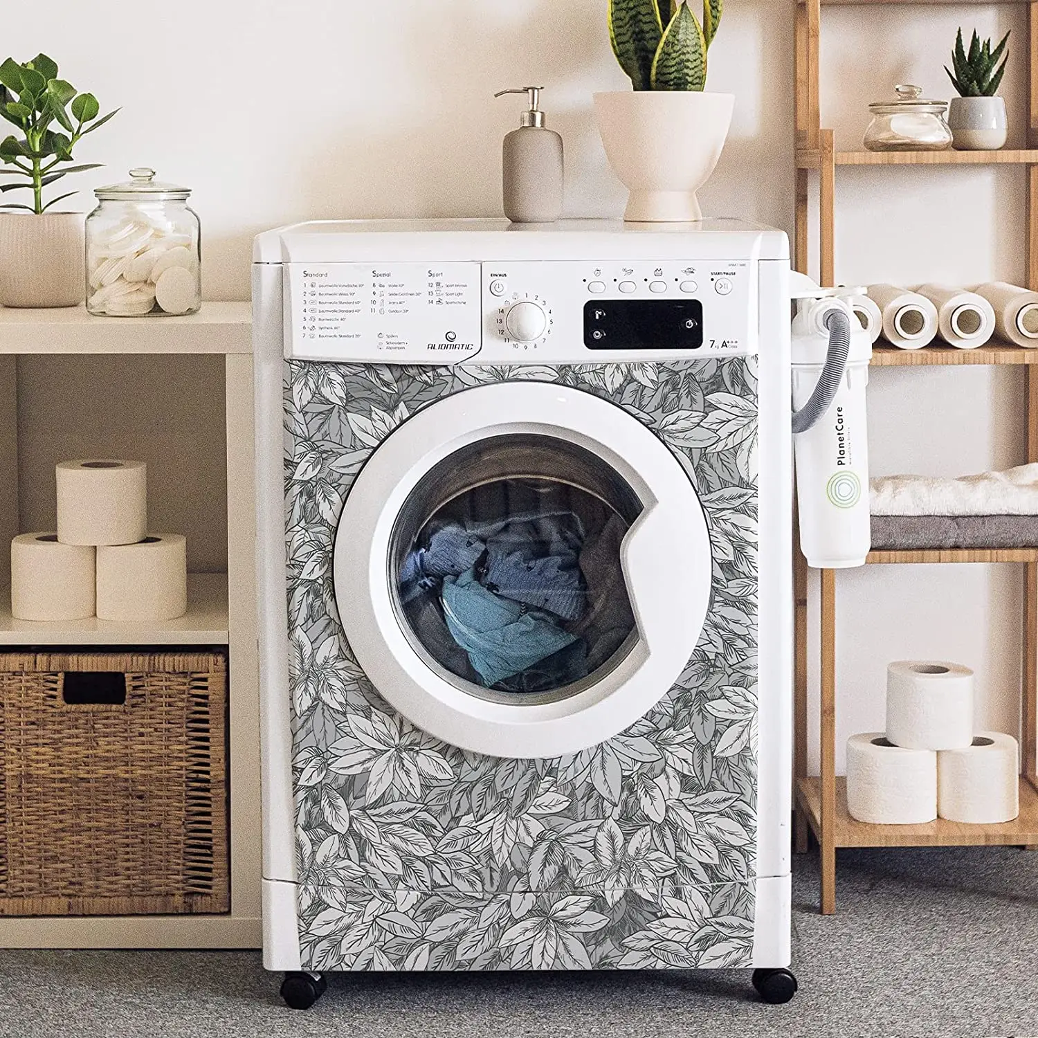 Grey Leaf Peel and Stick Wallpaper Dense Privet Hedge Green Self Adhesive Wallpaper Waterproof Wallpaper for Bedroom Wall Decor