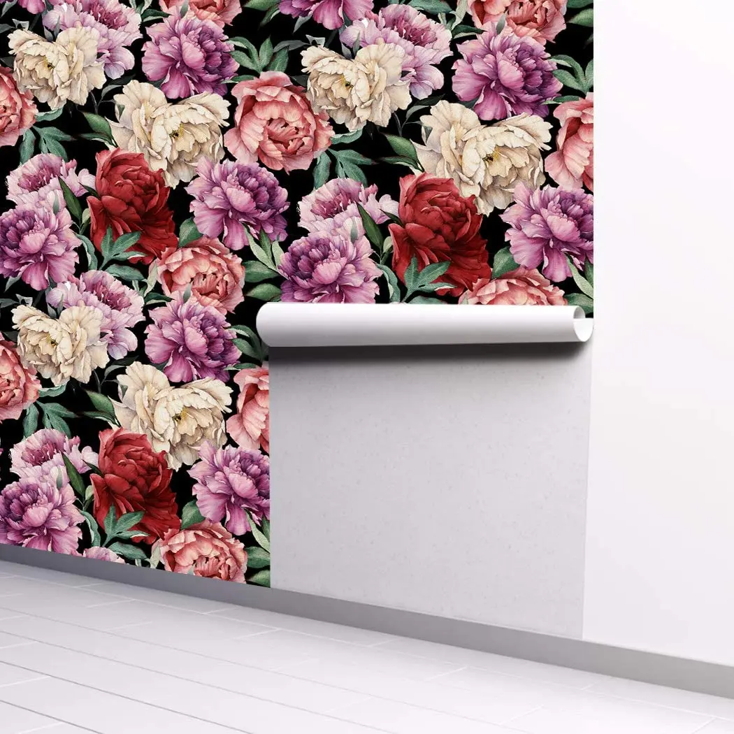 Peony Self Adhesive Prepasted Wallpaper Canada Wallpaper Canada