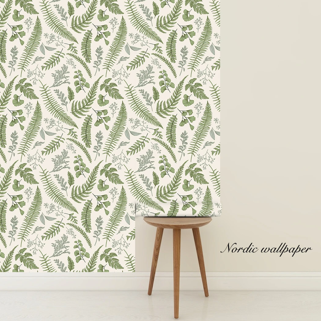 Rainforest Leaves Self Adhesive Walllpaper Jungle Wallpaper Green Leaf Peel and Stick Wallpaper Removable Contact Paper for Wall