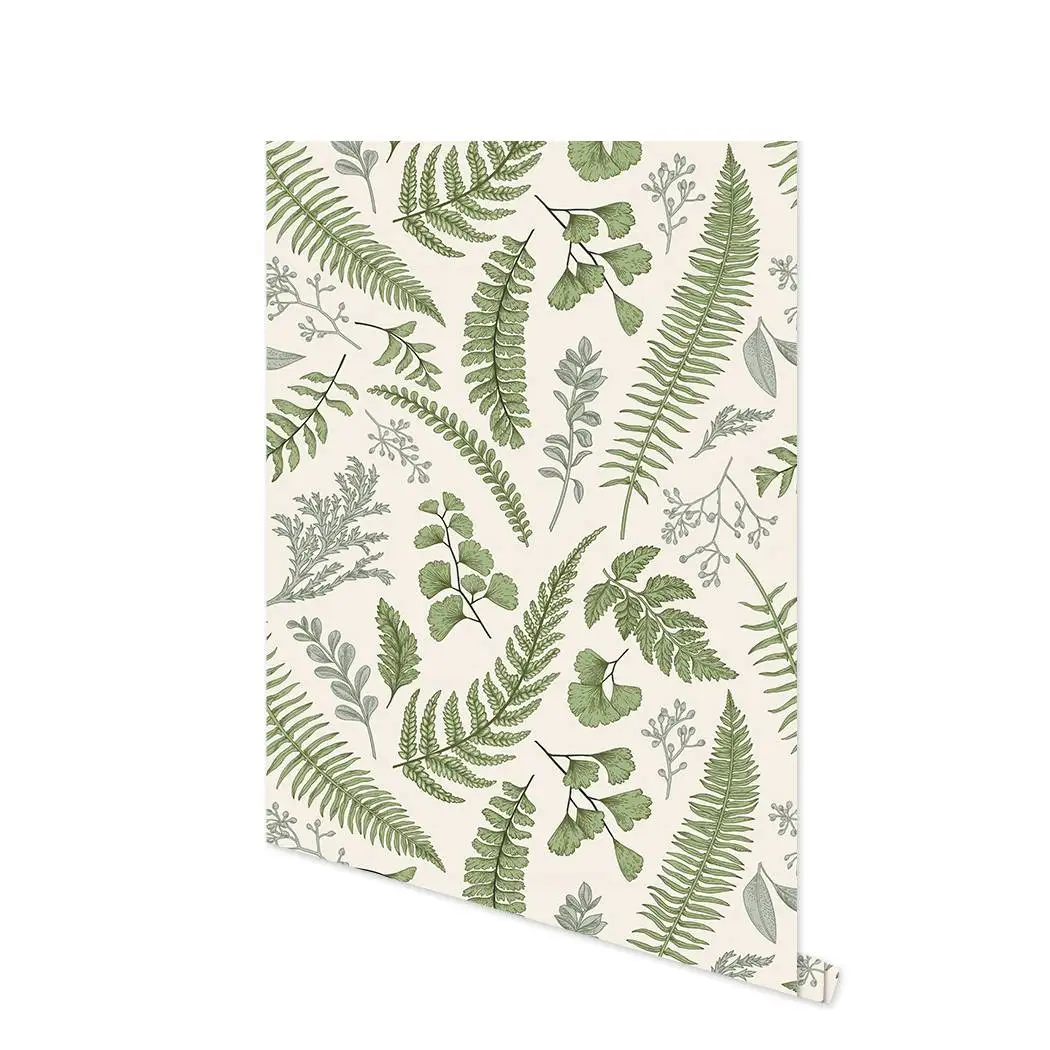 Rainforest Leaves Self Adhesive Walllpaper Jungle Wallpaper Green Leaf Peel and Stick Wallpaper Removable Contact Paper for Wall