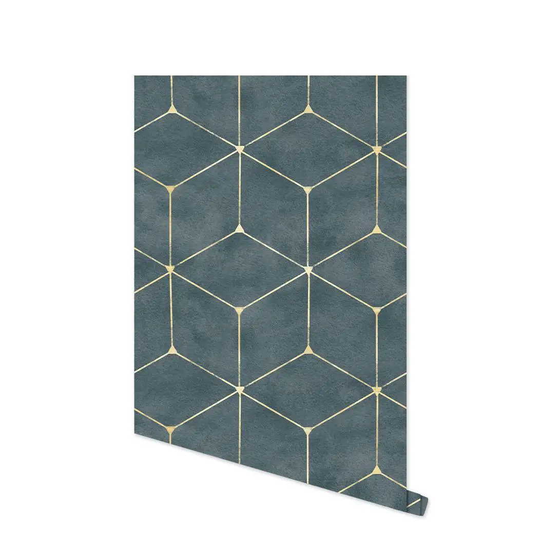 Geometric Stripe Hexagon Peel and Stick Wallpaper Removable Self Adhesive Wallpaper Modern Extra Thicker Vinyl Wall Paper Decor Geometric Stripe Hexagon Peel and Stick Wallpaper Removable Self Adhesive Wallpaper Modern Extra Thicker Vinyl Wall Paper Decor