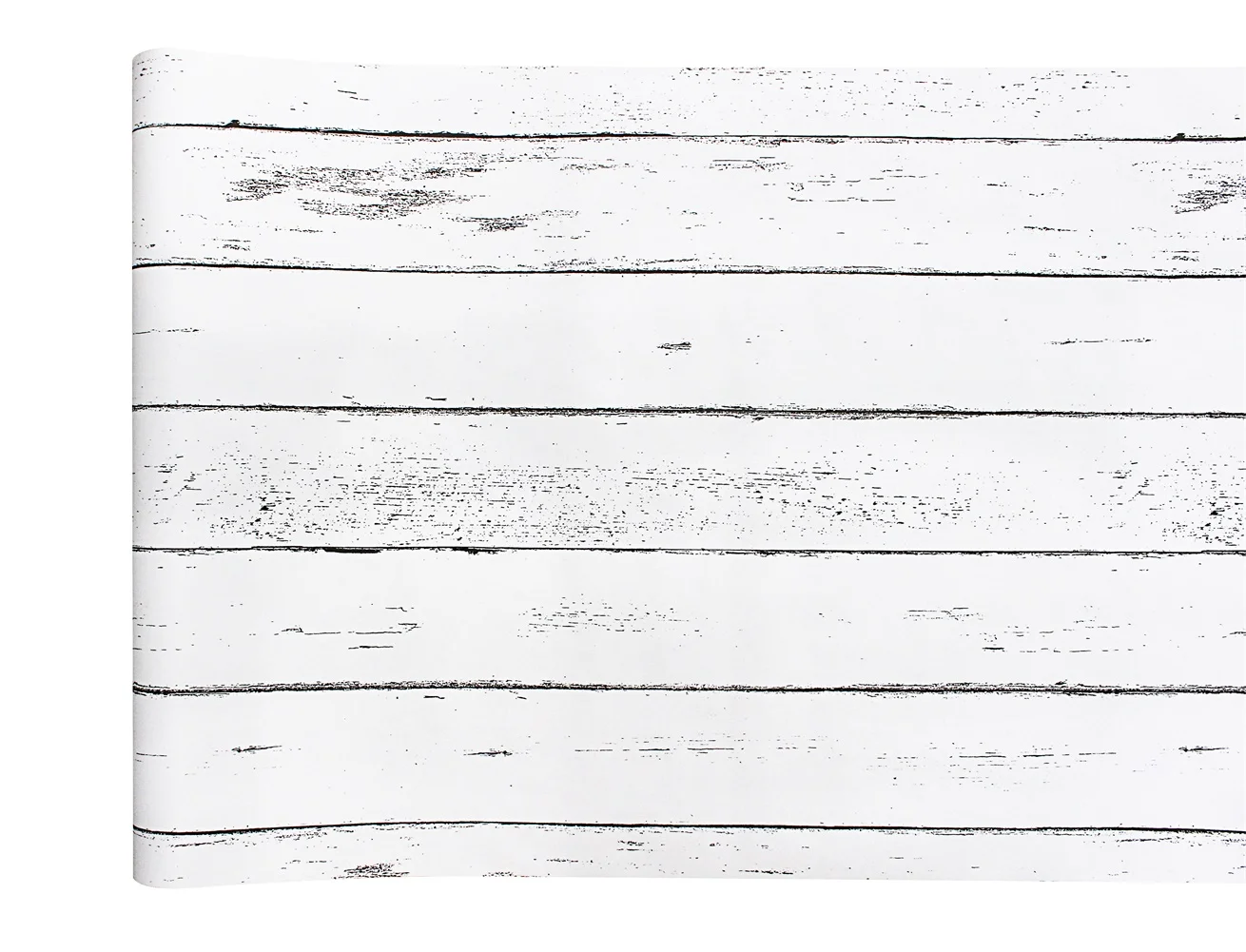 HaoHome Vintage Distressed White Wood Grain Peel and Stick Wallpaper Home Decor