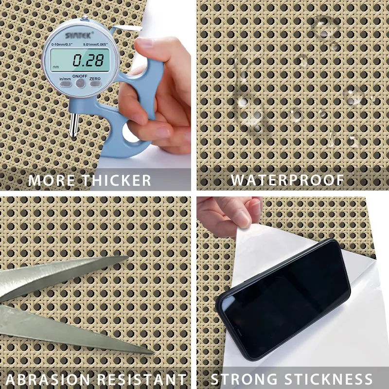 3d Rattan Wallpaper Home Decor Peel And Stick Vinyl Plaid Self Adhesive Wallpapers Furniture Cabinet Sticker Self Adhesive Paper