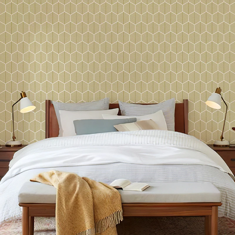 3d Rattan Wallpaper Home Decor Peel And Stick Vinyl Plaid Self Adhesive Wallpapers Furniture Cabinet Sticker Self Adhesive Paper