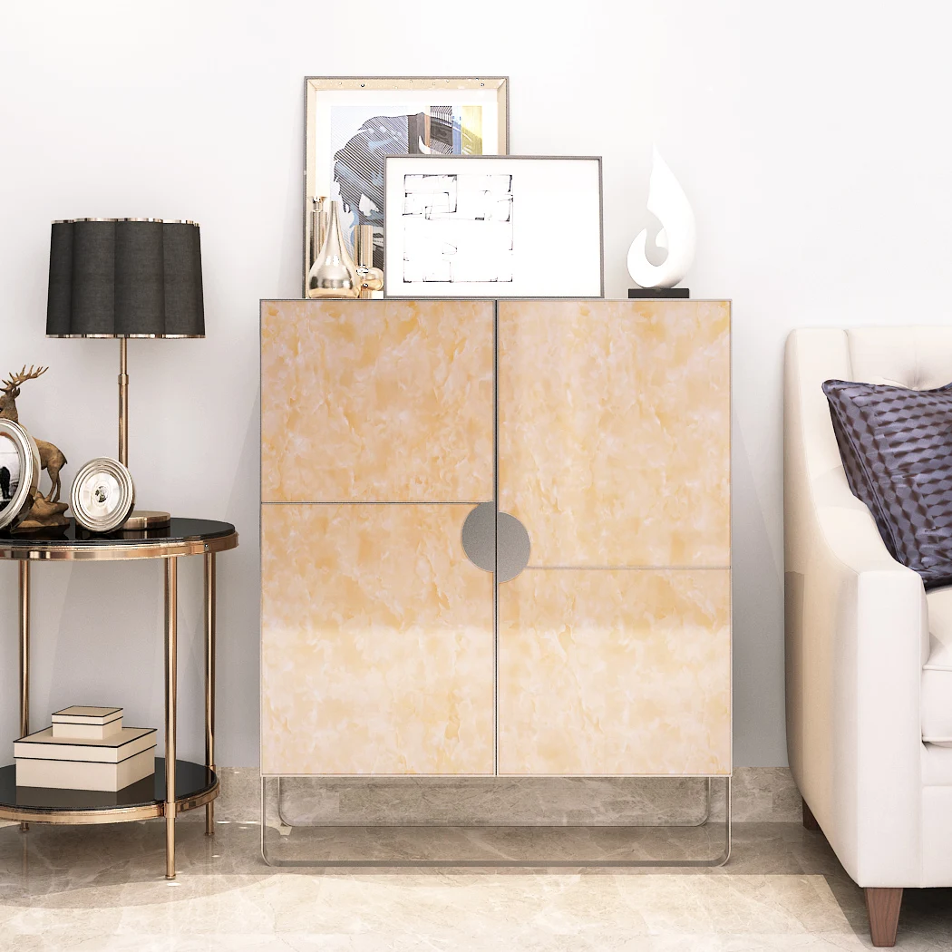 Marble Vinyl Wallpaper for Walls In Rolls Waterproof Wall Stickers Bathroom Table Kitchen Adhesive Sticker for Furniture Decor