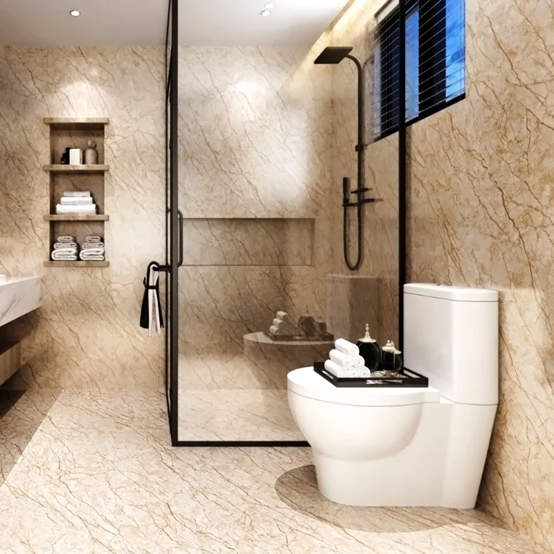 Marble Vinyl Wallpaper for Walls In Rolls Waterproof Wall Stickers Bathroom Table Kitchen Adhesive Sticker for Furniture Decor