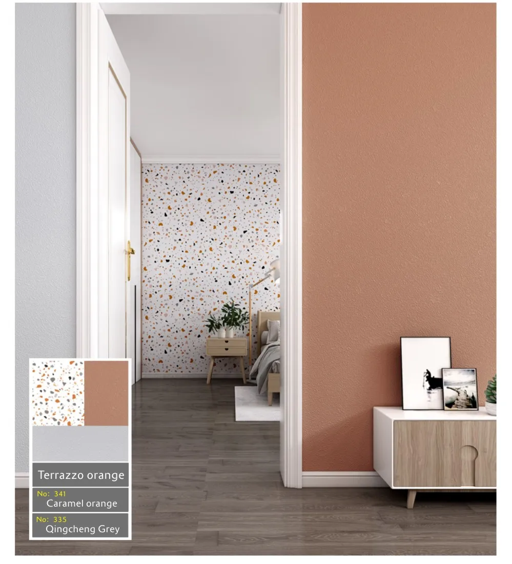 Terrazzo PVC Waterproof Self Adhesive Wallpaper for Bedroom Wall Living Room Decor Vinyl Furniture Refurbishment Contact Paper