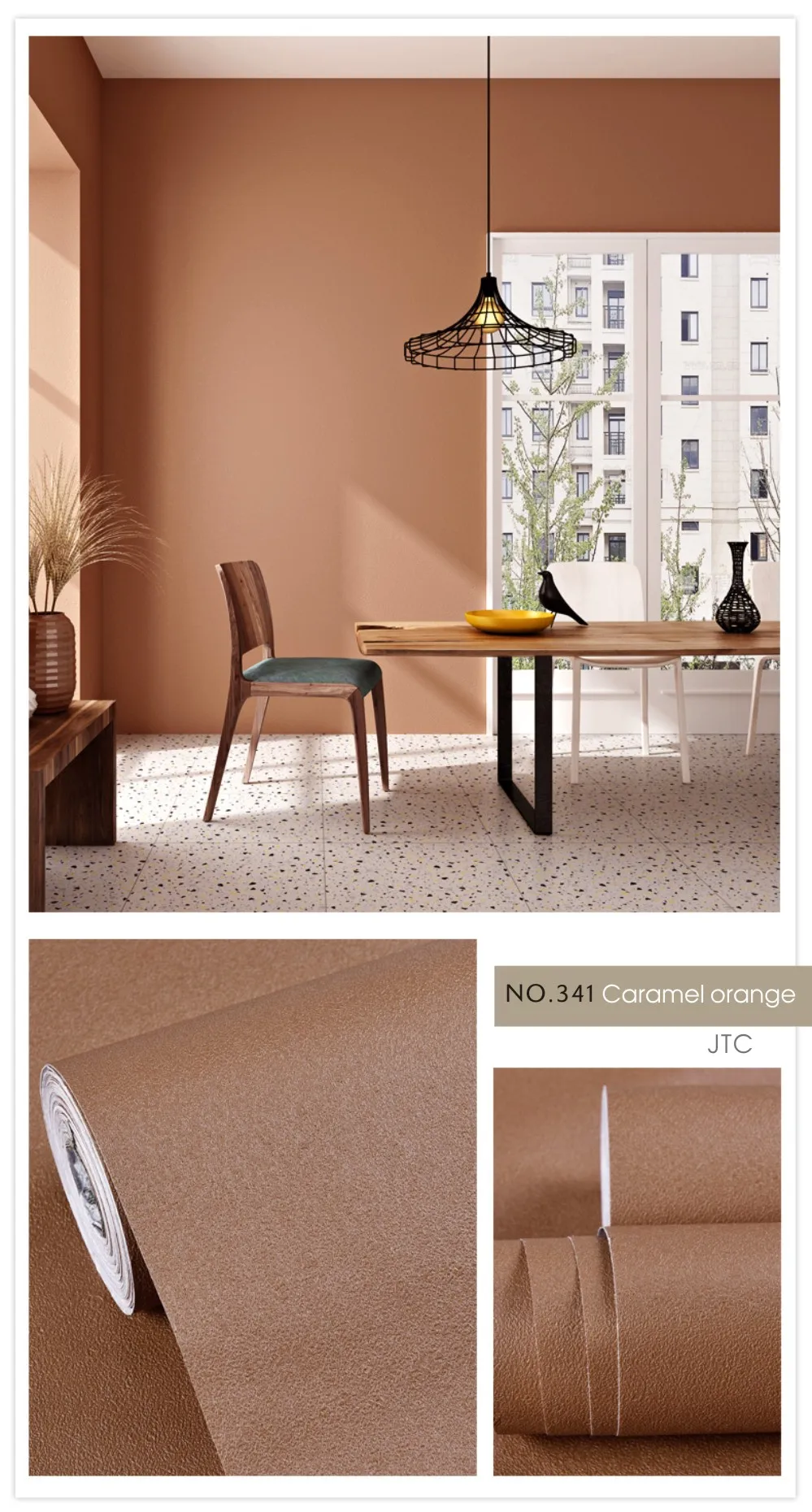 Terrazzo PVC Waterproof Self Adhesive Wallpaper for Bedroom Wall Living Room Decor Vinyl Furniture Refurbishment Contact Paper