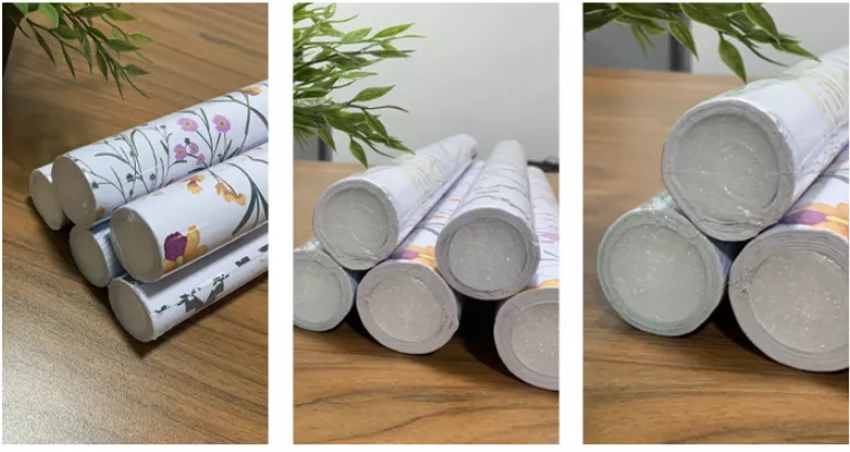 White Wood Peel And Stick Paper Decorative Self-Adhesive Film For Furniture Real Wood Tactile Sensation Surfaces Easy To Clean