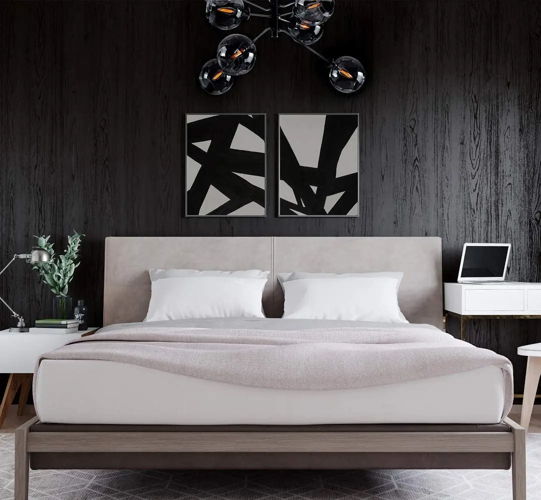 White Wood Peel And Stick Paper Decorative Self-Adhesive Film For Furniture Real Wood Tactile Sensation Surfaces Easy To Clean